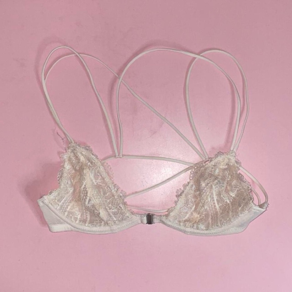 Lacey Cross Strap Bra
